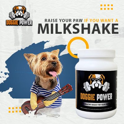 Dog power in a jar of doggie power